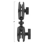 RAM® 9" Long C Size to B Size Double Socket Arm Extension - Image 2