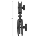 RAM® 11" Long C Size to B Size Double Socket Arm Extension - Image 2