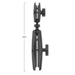 RAM® 14.5" Long C Size to B Size Double Socket Arm Extension - Image 2
