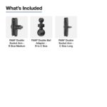 RAM® 14.5" Long C Size to B Size Double Socket Arm Extension - Image 3