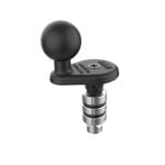 RAM Motorcycle Fork Stem Wedge Ball Base - 19-25mm Holes