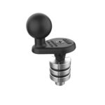 RAM® Motorcycle Fork Stem Wedge Ball Base - 25-32mm Holes