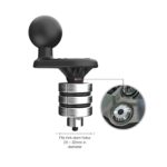 RAM® Motorcycle Fork Stem Wedge Ball Base - 25-32mm Holes - Image 2