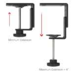 RAM® Heavy Duty C-Clamp Base with 18" Flex-Rod™ with Ball - B Size - Image 3