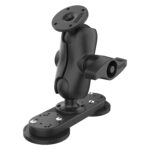 RAM® Tough-Mag™ Double Magnetic Heavy Duty Mount - D Size Short