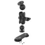 RAM® Tough-Mag™ Double Magnetic Heavy Duty Mount - D Size Short - Image 2