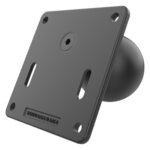 RAM® 75x75mm VESA Plate with Ball and Steel Reinforced Post - D Size