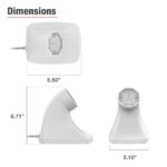 GDS® Uni-Conn™ Powered Kiosk Dock with USB-C - Gray - Image 4