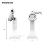 GDS® Uni-Conn™ Powered 7" Pedestal Dock with USB-C - Gray - Image 4