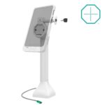 GDS® Uni-Conn™ Powered 14" Locking Pedestal Dock with USB-C - Gray - Image 2