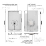 IntelliSkin® Thin-Case™ iPad Air 11 M2, M3, M4 D Shape & Rear Pads Gray - Image 5