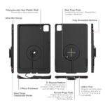 IntelliSkin® Thin-Case™ iPad Air 11 M2, M3, M4 D Shape & Rear Pogo Pads - Image 5