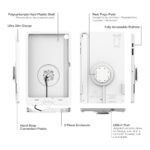 IntelliSkin® Thin-Case™ for Samsung Tab A9+ (Rear Pogo Pads) - Gray - Image 5