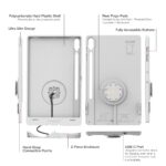 IntelliSkin® Thin-Case™ for Tab S10+, S9+ & S9 FE+ (Rear Pads) - Gray - Image 5