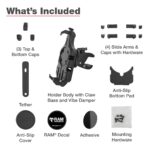 RAM® Quick-Grip™ Pro Vibration Damping Phone Mount with Tough-Claw™ - Image 6