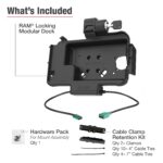 RAM® Locking Modular Power + Single USB Dock for Samsung Tab Active5 & 3 - Image 5