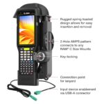 RAM® Locking Powered Dock + Single USB-A for Zebra MC3300/3400/3450 - Image 5