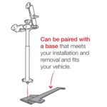 RAM® Tele-Pole™ with 12” & 18” Poles and Double Ball Mount - Image 3