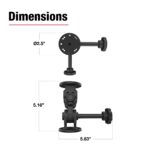 RAM® Dual 90-Degree Pivot Mount with Knob - Image 3