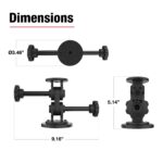 RAM® Dual Straight Pivot Magnetic Mount with Knob - Image 3