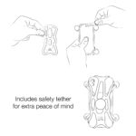 RAM® Press-N-Lock™ 24" Kayak Tube Base with X-Grip® Large Phone Holder - Image 7