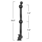 RAM® Composite Drill-Down Double Ratchet Arm with Ball - Image 4