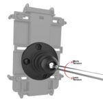 RAM® Rotating Ball Adapter for Phone and Handheld Holders - B Size - Image 3