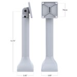 RAM® 14" Pedestal Mount with 75mm VESA Pattern - Gray - Image 4