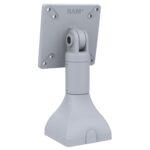 RAM® 7" Pedestal Mount with 100mm & 75mm VESA Patterns - Gray - Image 2