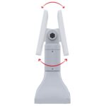 RAM® 7" Pedestal Mount with 100mm & 75mm VESA Patterns - Gray - Image 3