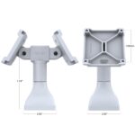RAM® 7" Pedestal Mount with Dual 100mm VESA Adapters - Gray - Image 3