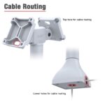 RAM® 7" Pedestal Mount with Dual 75mm VESA Adapters - Gray - Image 4