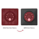 RAM® 100mm & 75mm VESA to AMPS Hole Pattern Adapter Plate - Image 3