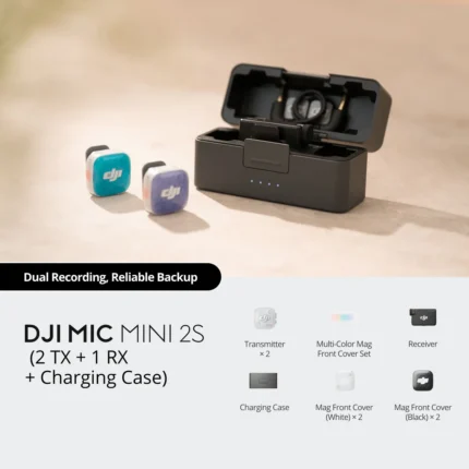 DJI Mic Mini 2S (2 TX + 1 RX + Charging Case)